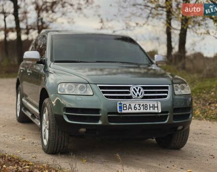 Зеленый Фольксваген Туарег, объемом двигателя 3.19 л и пробегом 259 тыс. км за 7999 $, фото 1 на Automoto.ua