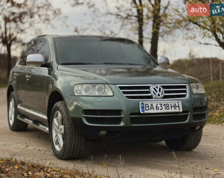 Зеленый Фольксваген Туарег, объемом двигателя 3.19 л и пробегом 259 тыс. км за 7999 $, фото 2 на Automoto.ua