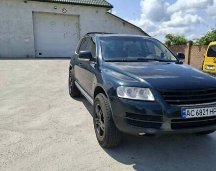 Зеленый Фольксваген Туарег, объемом двигателя 2.5 л и пробегом 353 тыс. км за 7500 $, фото 8 на Automoto.ua