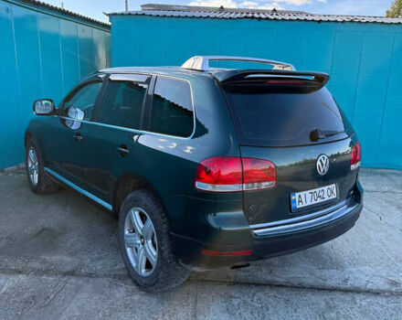 Зеленый Фольксваген Туарег, объемом двигателя 4.92 л и пробегом 201 тыс. км за 6800 $, фото 4 на Automoto.ua