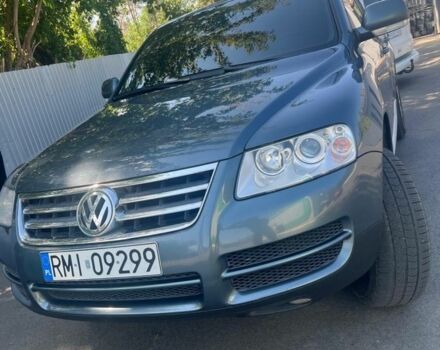 Зеленый Фольксваген Туарег, объемом двигателя 2.5 л и пробегом 281 тыс. км за 5000 $, фото 1 на Automoto.ua