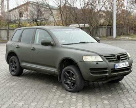 Зеленый Фольксваген Туарег, объемом двигателя 2.5 л и пробегом 370 тыс. км за 3699 $, фото 1 на Automoto.ua