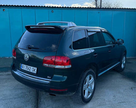 Зеленый Фольксваген Туарег, объемом двигателя 4.92 л и пробегом 201 тыс. км за 6800 $, фото 5 на Automoto.ua