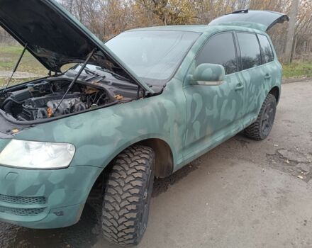 Зеленый Фольксваген Туарег, объемом двигателя 2.5 л и пробегом 300 тыс. км за 5000 $, фото 8 на Automoto.ua