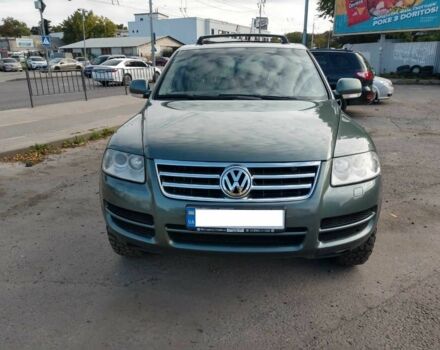 Зеленый Фольксваген Туарег, объемом двигателя 2.5 л и пробегом 316 тыс. км за 10900 $, фото 3 на Automoto.ua