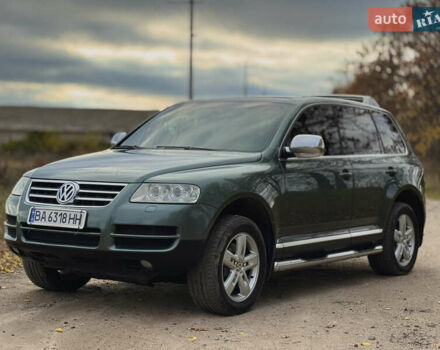 Зеленый Фольксваген Туарег, объемом двигателя 3.19 л и пробегом 259 тыс. км за 7999 $, фото 1 на Automoto.ua