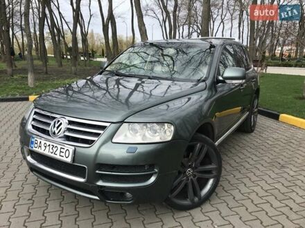 Фольксваген Туарег 2003 в Александрие на Automoto.ua Зеленый Фольксваген Туарег, объемом двигателя 4.9 л и пробегом 295 тыс. км за 11999 $, фото 1 на Automoto.ua