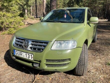 Фольксваген Туарег 2004 в Харькове на Automoto.ua Зеленый Фольксваген Туарег, объемом двигателя 2.5 л и пробегом 173 тыс. км за 4200 $, фото 1 на Automoto.ua