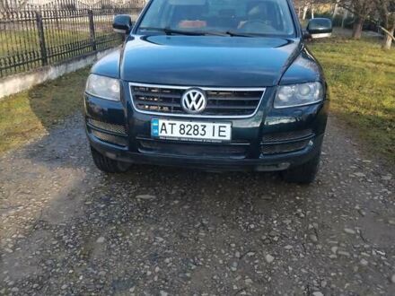 Зеленый Фольксваген Туарег, объемом двигателя 2.97 л и пробегом 408 тыс. км за 8200 $, фото 1 на Automoto.ua