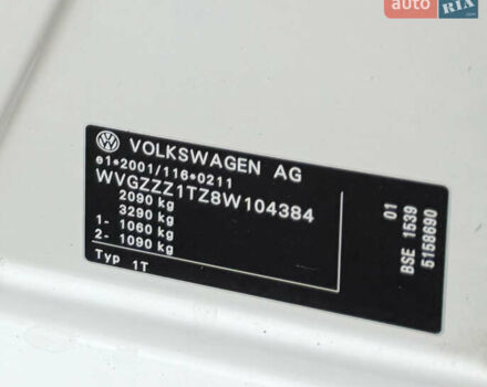 Білий Фольксваген Туран, об'ємом двигуна 1.6 л та пробігом 218 тис. км за 8499 $, фото 47 на Automoto.ua