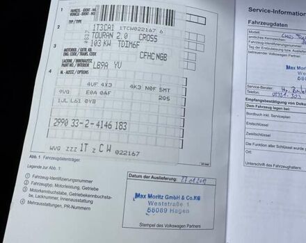 Белый Фольксваген Туран, объемом двигателя 2 л и пробегом 248 тыс. км за 12900 $, фото 97 на Automoto.ua