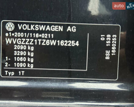Чорний Фольксваген Туран, об'ємом двигуна 1.6 л та пробігом 220 тис. км за 6200 $, фото 33 на Automoto.ua