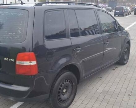Чорний Фольксваген Туран, об'ємом двигуна 2 л та пробігом 485 тис. км за 4300 $, фото 1 на Automoto.ua