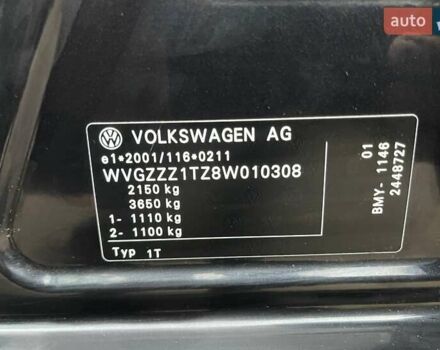 Черный Фольксваген Туран, объемом двигателя 1.4 л и пробегом 194 тыс. км за 6555 $, фото 48 на Automoto.ua
