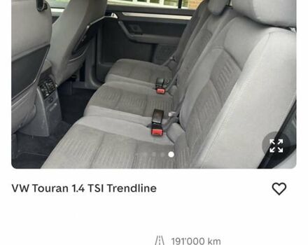 Черный Фольксваген Туран, объемом двигателя 1.4 л и пробегом 194 тыс. км за 6555 $, фото 223 на Automoto.ua