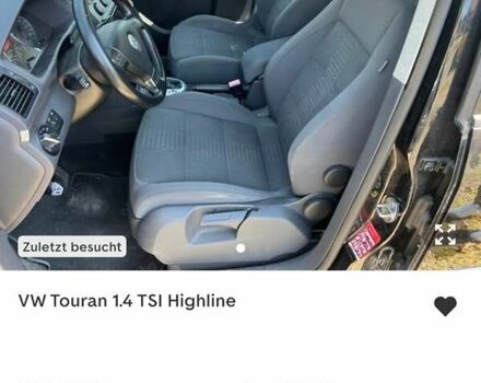 Черный Фольксваген Туран, объемом двигателя 1.4 л и пробегом 238 тыс. км за 7888 $, фото 256 на Automoto.ua