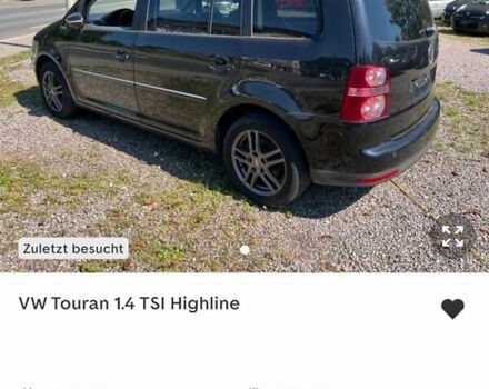 Черный Фольксваген Туран, объемом двигателя 1.4 л и пробегом 238 тыс. км за 7888 $, фото 254 на Automoto.ua