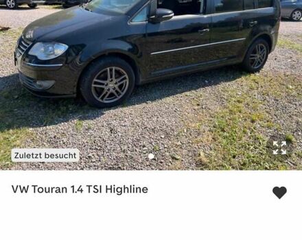 Черный Фольксваген Туран, объемом двигателя 1.4 л и пробегом 238 тыс. км за 7888 $, фото 253 на Automoto.ua