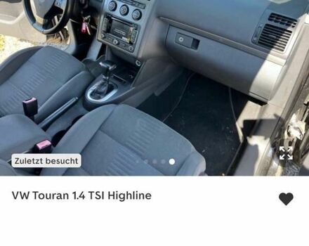 Черный Фольксваген Туран, объемом двигателя 1.4 л и пробегом 238 тыс. км за 7888 $, фото 258 на Automoto.ua