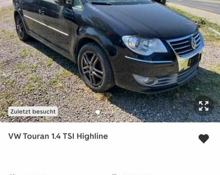 Черный Фольксваген Туран, объемом двигателя 1.4 л и пробегом 238 тыс. км за 7888 $, фото 251 на Automoto.ua