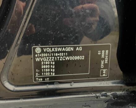 Черный Фольксваген Туран, объемом двигателя 2 л и пробегом 283 тыс. км за 12555 $, фото 20 на Automoto.ua