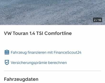 Черный Фольксваген Туран, объемом двигателя 1.4 л и пробегом 122 тыс. км за 9555 $, фото 127 на Automoto.ua
