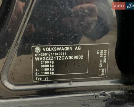Черный Фольксваген Туран, объемом двигателя 2 л и пробегом 283 тыс. км за 12555 $, фото 53 на Automoto.ua