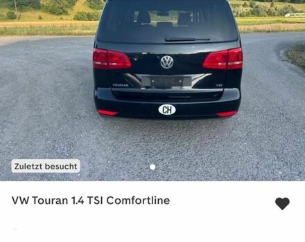 Черный Фольксваген Туран, объемом двигателя 1.4 л и пробегом 122 тыс. км за 9555 $, фото 102 на Automoto.ua