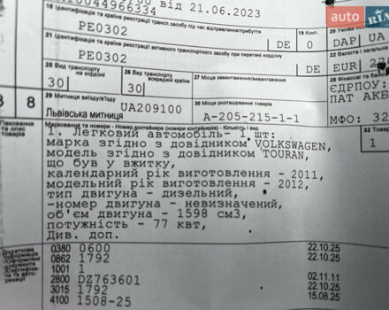 Черный Фольксваген Туран, объемом двигателя 1.6 л и пробегом 296 тыс. км за 9999 $, фото 33 на Automoto.ua