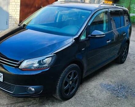 Черный Фольксваген Туран, объемом двигателя 2 л и пробегом 234 тыс. км за 12400 $, фото 4 на Automoto.ua