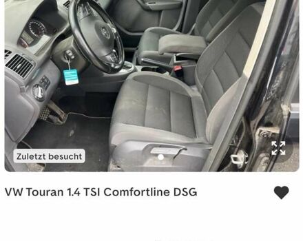 Черный Фольксваген Туран, объемом двигателя 1.4 л и пробегом 207 тыс. км за 10777 $, фото 220 на Automoto.ua