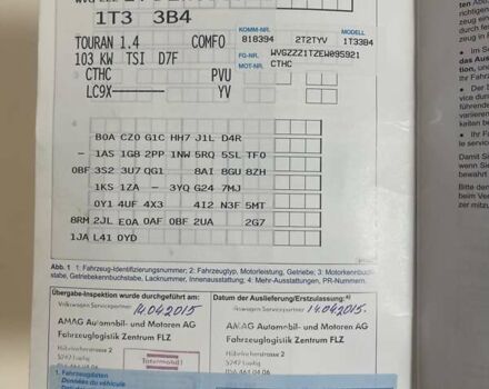 Черный Фольксваген Туран, объемом двигателя 1.4 л и пробегом 207 тыс. км за 10777 $, фото 148 на Automoto.ua