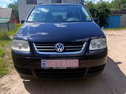 Черный Фольксваген Туран, объемом двигателя 1.6 л и пробегом 223 тыс. км за 5900 $, фото 1 на Automoto.ua