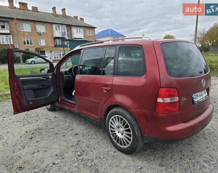 Червоний Фольксваген Туран, об'ємом двигуна 1.97 л та пробігом 387 тис. км за 4900 $, фото 8 на Automoto.ua