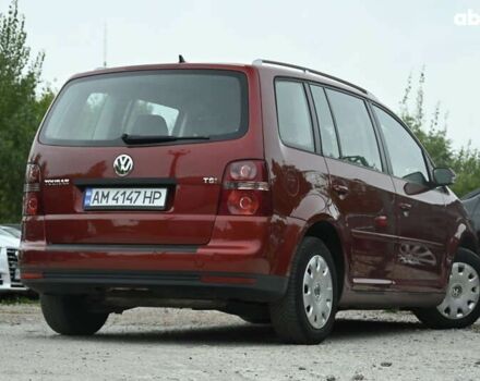 Красный Фольксваген Туран, объемом двигателя 1.4 л и пробегом 193 тыс. км за 6500 $, фото 10 на Automoto.ua