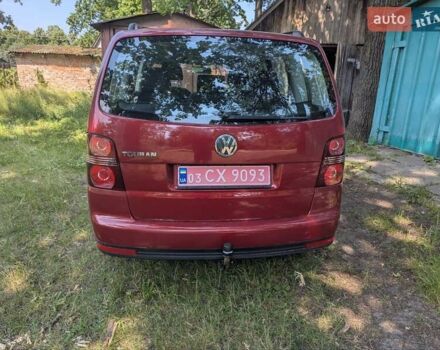 Червоний Фольксваген Туран, об'ємом двигуна 1.6 л та пробігом 221 тис. км за 6200 $, фото 8 на Automoto.ua