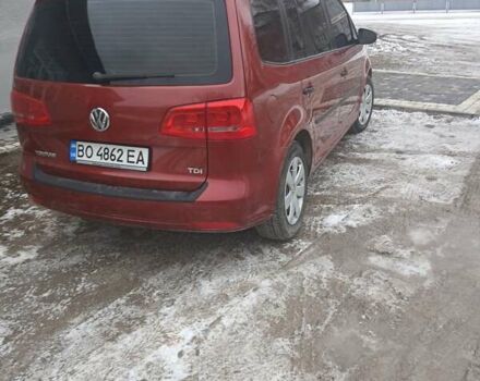Красный Фольксваген Туран, объемом двигателя 1.6 л и пробегом 230 тыс. км за 10200 $, фото 8 на Automoto.ua
