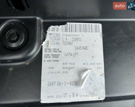 Серый Фольксваген Туран, объемом двигателя 1.4 л и пробегом 223 тыс. км за 7850 $, фото 87 на Automoto.ua