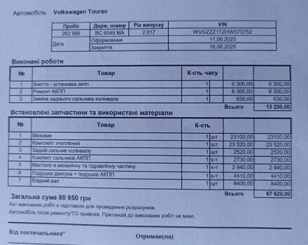 Серый Фольксваген Туран, объемом двигателя 1.6 л и пробегом 268 тыс. км за 15800 $, фото 27 на Automoto.ua
