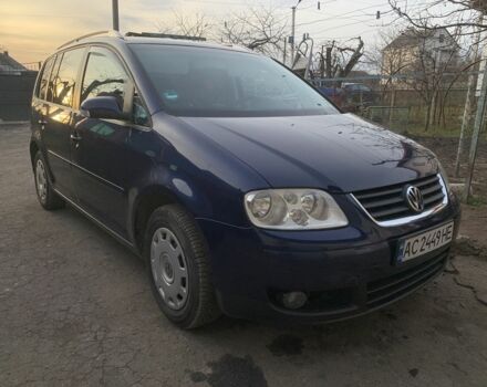 Синий Фольксваген Туран, объемом двигателя 2 л и пробегом 270 тыс. км за 5300 $, фото 2 на Automoto.ua