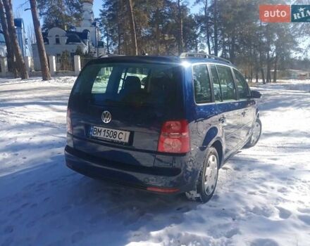 Синий Фольксваген Туран, объемом двигателя 1.4 л и пробегом 205 тыс. км за 7500 $, фото 6 на Automoto.ua