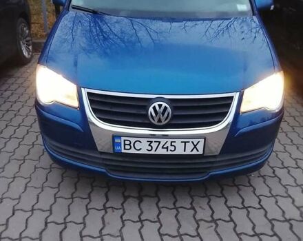 Синий Фольксваген Туран, объемом двигателя 1.39 л и пробегом 170 тыс. км за 7500 $, фото 1 на Automoto.ua