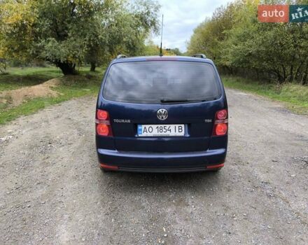 Синий Фольксваген Туран, объемом двигателя 1.9 л и пробегом 266 тыс. км за 7500 $, фото 9 на Automoto.ua