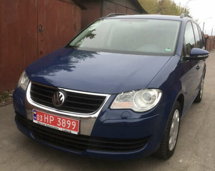 Синий Фольксваген Туран, объемом двигателя 1.6 л и пробегом 214 тыс. км за 7500 $, фото 3 на Automoto.ua