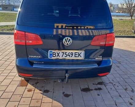 Синий Фольксваген Туран, объемом двигателя 1.6 л и пробегом 284 тыс. км за 9500 $, фото 1 на Automoto.ua