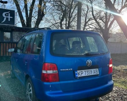 Синий Фольксваген Туран, объемом двигателя 2 л и пробегом 276 тыс. км за 5500 $, фото 3 на Automoto.ua