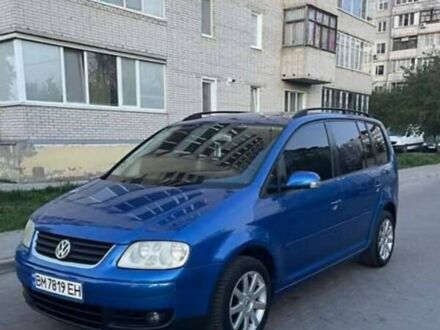 Синий Фольксваген Туран, объемом двигателя 1.6 л и пробегом 340 тыс. км за 6000 $, фото 1 на Automoto.ua
