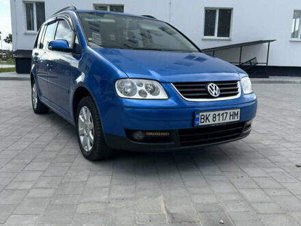 Синий Фольксваген Туран, объемом двигателя 1.6 л и пробегом 390 тыс. км за 5500 $, фото 1 на Automoto.ua