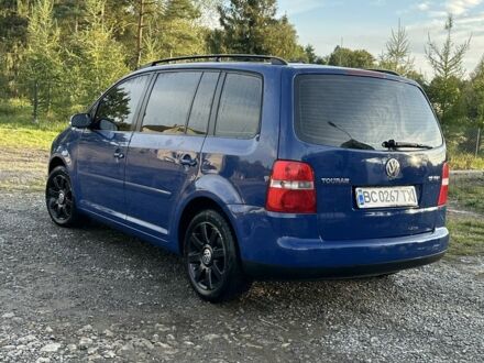 Фольксваген Туран 2003 в Львове на Automoto.ua Синий Фольксваген Туран, объемом двигателя 1.6 л и пробегом 263 тыс. км за 6000 $, фото 1 на Automoto.ua