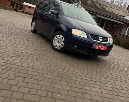 Синий Фольксваген Туран, объемом двигателя 1.6 л и пробегом 204 тыс. км за 6200 $, фото 1 на Automoto.ua